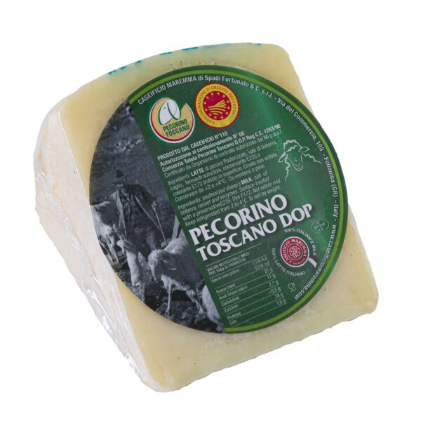 Pecorino toscano DOP gr.250, Caseifico Maremma. Confezione: gr.250.
