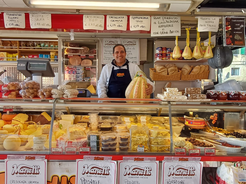 Camion Mercato Con Prodotti Alimentari - Manetti